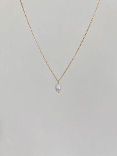 ✿Sold individually ✿ Material: 11-12mm High-Quality Baroque Freshwater Pearls ✿ Finish: 14K US Gold-Filled Chain ✿ Chain: With 2 inches adjustable chain ✿ Tarnish resistant, hypoallergenic, safe for sensitive skin Pearl Cable Chain Necklaces As Gift, Dainty Pearl Necklace With Cable Chain As Gift, Yellow Gold Pearl Necklace With Cable Chain As Gift, Pearl Necklace With Cable Chain For Gift, Gold Bond, Baroque Pearl Necklace, Gold Box, Freshwater Cultured Pearls, Gold Filled Jewelry