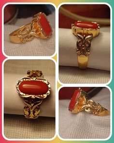 10gms Gem Rings, Emerald Stone Rings, Gold Items, Mysore Silk Saree, Mens Jewellery, Mysore Silk, Hand Rings, Traditional Indian Jewellery, Gold Lion