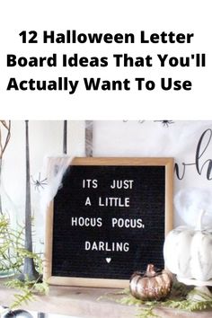 halloween letter board ideas that you'll actually want to use