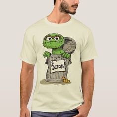 #Oscar the #Grouch Scram T-Shirt - tap, personalize, buy right now! Sesame Street Characters, Oscar The Grouch, Sign Svg, Trendy Tshirts, Sesame Street, Clothes Gift, Cool T Shirts, Cool Shirts, Funny Tshirts