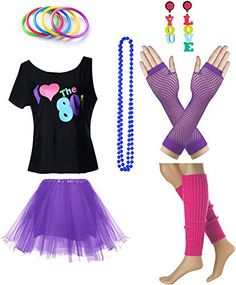 a barbie doll is dressed in pink and has accessories including gloves, necklaces, bracelets, and t - shirt