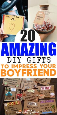 20 amazing diy gifts to impress your boyfriend