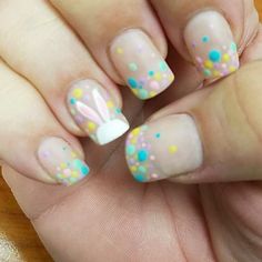 Easter Plaid Nails, Cute Easter Nails Easy, Matte Easter Nails, Easy Easter Nail Art, Easter Theme Nails, Easter Day Nails