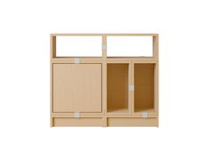 Stacked Storage System - Office Storage by Muuto - Configuration 5 / Oak Muuto Stacked, Productive Office, Storage Office, Office Shelving, Work Chair, Hallway Storage, Home Organisation, Wooden Plates, Modern Storage