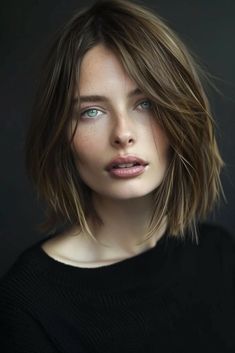 Boyfriend Bob Haircut, Boyfriend Bob, Growing Out Pixie Cut, Hush Cut, Short Bob Styles, Messy Bob Hairstyles, Messy Bob, Dark Brunette Hair, Hair Magic