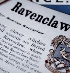 the front page of ravenclaw news with an image of a coat of arms on it