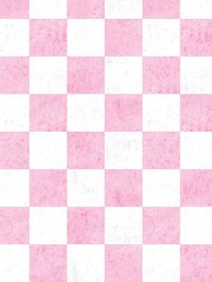 a pink and white checkerboard pattern that looks like it has been painted on