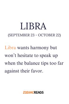 a poster with the words libra on it