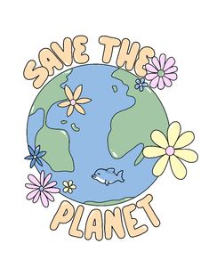 save the planet with flowers and fish