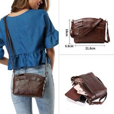 Womens Genuine Leather Messenger Bags Mum Ideas, Casual Crossbody Bag, Genuine Leather Handbags, Women Fashion Accessories, Women Crossbody Bag, Floral Bags, Women Bags Fashion, Leather Bag Women, Genuine Leather Handbag