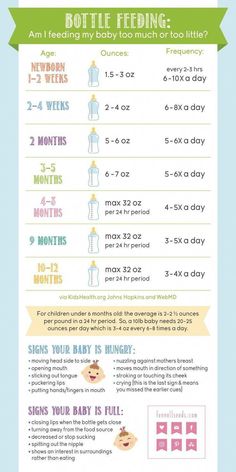 an info sheet with instructions on how to use the baby's bottle feeding system