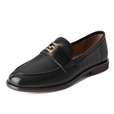 These loafers are designed in a timeless, minimal silhouette, so you'll be sure to wear them often. Made from soft leather, soft bottom that ensure all-day comfort. Wear yours with tailoring and denim alike. Color: Brown/BlackMaterial: Cow leatherLining: Genuine LeatherInsole: Genuine LeatherSole: RubberHeels: 2 cm/0.78"Weight: 0.31kg Each Shoes (measured size 10)Fit: Medium to Wide, Runs Normal.Origin: Made in China Production Time: About 7-10 days (Any exceptional case will email you, Please p Modern Slip-on Loafers For Office, Sleek Round Toe Slip-ons For Office, Sleek Office Slip-ons With Round Toe, Leather Slip-ons For Office, Closed Toe Moccasins With Branded Insole For Office, Sleek Leather Loafers With Flat Heel, Office Loafers With Leather Sole And Flat Heel, Leather Lined Slip-on Moccasins For Office, Sleek Closed Toe Loafers For Work