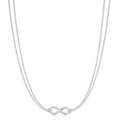 Pendant In Sterling Silver. On A 16" Chain. Like New Jewelry Tiffany, Infinity Necklace, Tiffany Co Jewelry, Tiffany & Co., Womens Jewelry Necklace, Jewelry Necklaces, Like New, Necklaces, Women Jewelry