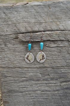 Rustic Drop Earrings Jewelry Gift, Rustic Drop Earrings As A Gift, Rustic Drop Earrings Jewelry For Gift, Handmade Rustic Jewelry For Outdoor, Rustic Drop Earrings, Rustic Dangle Earrings As A Gift, Rustic Dangle Earrings For Gift, Deer Antler Jewelry, Antler Ideas