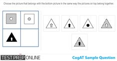 the instructions to draw triangles and arrows for children's learning with their own hands