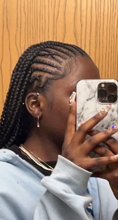 Cornrowed Box Braids, Straight Back Cornrows With Knotless Braids, Cornrow Hairstyles For Back To School, Natural 4c Short Hairstyles Ideas, Crocodile Hairstyles, Braid Hairstyles For Black Women Cornrows, Box Braid With Cornrows, Braided Hairstyles Cornrows Black Women, Cornrows Braids For Black Women 2023