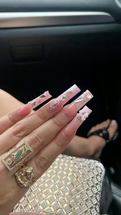 Girl Code, Long Acrylic, Nail Files, Square Acrylic Nails, Nails Inspo, Long Acrylic Nails, Nail File, Nail Tech