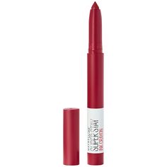 Mayb Ss Matte Ink Crayon Own Empire | Maybelline Superstay Matte Ink Crayon Lipstick In Own Your Empire Superstay Maybelline, Longwear Lipstick, Drugstore Lipstick, Brightening Face Mask, Maybelline Color Tattoo, Oil Free Makeup