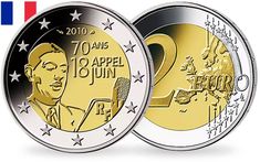 2 Euros «70e anniversaire de l’Appel du 18 juin» France 2010 | STEFM France