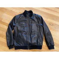 Excellent Condition. Measures 24 Across The Chest From Pit To Pit And 25.5 Long From Base Of Neck To Hem. Super Soft Leather. It Doesnt Say Its Lambskin But Thats What It Feels Like. Murano Large Genuine Leather Black Jacket Soft Lambskin? Fabric Collar Moto. Condition Is "Pre-Owned". Shipped With Usps Priority Mail. Urban Style Fitted Leather Jacket For Business, Classic Black Leather Jacket With Pockets, Urban Fitted Leather Jacket With Pockets, Urban Leather Jacket For Business In Fall, Urban Leather Jacket For Fall Business Wear, Urban Style Long Sleeve Leather Outerwear, Classic Black Leather Jacket With Padded Collar, Urban Black Leather Jacket For Fall, Fitted Moto Outerwear With Padded Collar