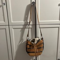 Bought At A Sample Sale No Returns, Happy To Provide Any Additional Info Or Photos If Needed! Caramel Crossbody Shoulder Bag With Detachable Strap, Gold-tone Hardware Crossbody Bucket Bag For Shopping, Caramel Satchel Shoulder Bag With Removable Pouch, Caramel Satchel Shoulder Bag With Detachable Strap, Caramel Shoulder Bag With Removable Pouch For Everyday, Brown Bucket Bag With Adjustable Strap, Caramel Crossbody Bag With Detachable Strap, Caramel Shoulder Bag For Daily Use, Brown Bucket Bag With Removable Pouch Crossbody