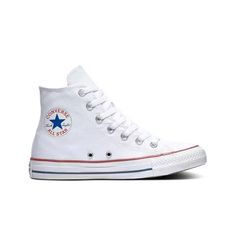 Converse Chuck Taylor All Star "White" Women's Shoe View 1 Boot Converse, Shoe Lacing Techniques, Ways To Lace Shoes, Cute Converse, Summer Sneakers, White Shoes Women, Unique Shoes, White Boots, Unisex Shoes