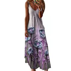 Maternity Long Dress Summer Casual Bohemian Print - Sleeveless V-neck Casual V-neck Maternity Dress, Summer Maternity V-neck Dress, Sleeveless Maxi Dress For Maternity Wear, Sleeveless Floral Print Maternity Dress, Casual Sleeveless Maternity Maxi Dress, Purple Sleeveless V-neck Dress For Spring, Summer Maternity V-neck Maxi Dress, Plus Size Vestidos, Bohemian Print Dress