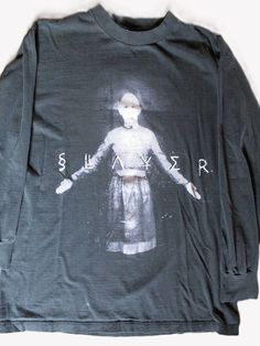 FREE INTERNATIONAL SHIPPING WITH TRACKING VERY hard to find vintage SLAYER "DIABOLUS IN MUSICA" long sleeved shirt Original official tour shirt from the 1990s Great condition Size L Pit-to-Pit 53cm Length 64cm Long Sleeved Shirt, Tour Shirt, Aesthetic Grunge, Hair Cut, Grunge Outfits, Cut And Style, Czech Republic, Long Sleeve Shirt, Sydney