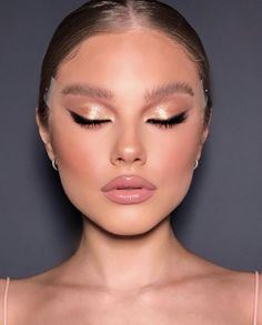 Neutral Basics, Evening Eye Makeup, Model Hairstyles, Maquillage On Fleek, Natural Prom Makeup, Winter Ootd, Office Workwear, Soft Glam Makeup