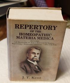 a book about the history of the homeopahic materia medica by j t kent