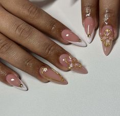 Nails Inspo, Cute Acrylic Nails, Nails Art, Pink Nails, Pretty Nails, Nail Inspo, Hair And Nails, Gel Nails, Acrylic Nails