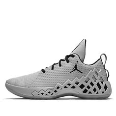 Nike Jumpman Diamond Low PF JORDAN PERF BBALL Basketball Shoes/Sneakers Sports Jordan Shoes In Gray With Branded Insole, Nike Gray Jordan Shoes For Sports, Nike Basketball Shoes With Perforations For Sports, Gray Breathable Basketball Shoes For Sports, Gray Breathable Basketball Shoes For Training, Gray Jordan Sports Shoes, Breathable Gray Basketball Shoes, Gray Breathable Basketball Shoes, Nike Basketball Shoes With Perforations