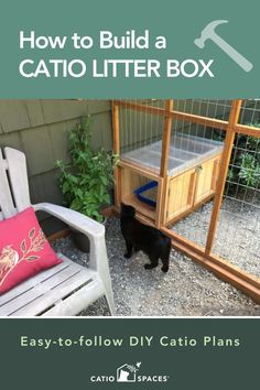 how to build a catio litter box easy - to - follow diy patio plans