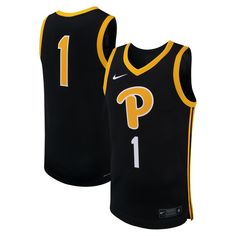 Add a bold finish to your game day look with this Pitt Panthers jersey from Nike. Lightweight and sleeveless, it's made with Dri-FIT fabric to offer breathability and comfort. This replica jersey draws inspiration from the gear worn by the Pitt Panthers on the court, featuring classic trims, team details and numbers on the front and back. The Pitt, Pitt Panthers, Basketball Jersey, The Court, Nike Black, Men's Nike, Game Day, Black Nikes, Dri Fit