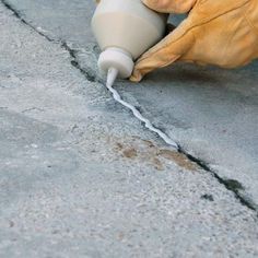 Quikrete 1 Qt. Concrete Crack Sealant-864000 - The Home Depot Fix Cracked Concrete, Repair Concrete Driveway, Concrete Refinishing, Repair Cracked Concrete, Mortar Repair, Concrete Repair Products, Paint Concrete Patio, Home Depot Paint, Concrete Patio Makeover