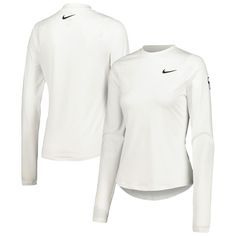 This Nike UV Victory tee will add a touch of your WM Phoenix Open fandom to any outfit. The Dri-FIT material will keep you comfortable all day long by wicking moisture away from your body. Highlight your excitement for the People's Open with this WM Phoenix Open T-shirt. Nike Moisture-wicking Crew Neck Tops, Nike Long Sleeve Moisture-wicking T-shirt, Nike Crew Neck Go-dry Top, Nike White Long Sleeve Activewear, White Nike Long Sleeve Activewear, White Moisture-wicking Long Sleeve Tops, White Long Sleeve Moisture-wicking Top, Nike White, White Nikes