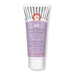 Travel Size KP Bump Eraser Body Scrub with 10% AHA - TRAVEL SIZE KP SCRUB 2.0OZBenefitsSafe for sensitive skinThis fast-acting body scrub uses Glycolic & Lactic acids, at a combined level of 10% AHAs, to help resurface skins top layer + Pumice to physically exfoliateHelps improve skins texture and smooth away bumps, roughness, and scaly areas, also known as chicken skin + buttne*In a consumer perception test with 38 participants after 10 daysKey IngredientsPumice Buffing Beads: Exfoliate particl Bump Eraser Body Scrub, Kp Bump Eraser, Bump Eraser, Chicken Skin, Beauty Gadgets, Natural Exfoliant, Sugar Body Scrub, Sugar Body, Exfoliating Scrub