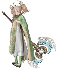 Lissa, Sage Costume character artwork from Fire Emblem Warriors #art #illustration #artwork #gaming #videogames #gamer Lissa Fire Emblem, Yusuke Kozaki, Warriors Art