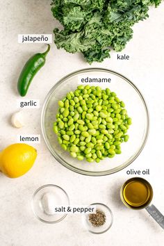 the ingredients to make this dish include broccoli, kale, garlic and lemon