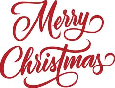 merry christmas lettering in red ink