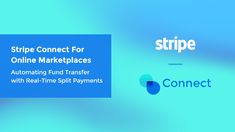 three different types of online marketplaces with the words stripe connect for online marketplaces