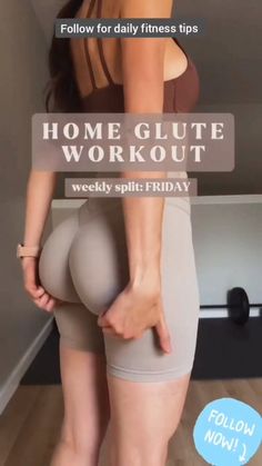 Home Glute Workout, Gym Antrenmanları, Glute Workout, Leg And Glute Workout, Quick Workout Routine, Full Body Gym Workout, Weight Workout Plan