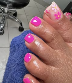 Beach Nails Short, Pedicure Toenails, Diy Acrylic Nails, Summer Toe Nails