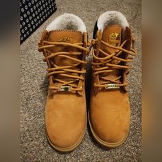 These Are Brand New Timberland Boots. They Are Youth Size 6.5 But I Wear Women Size 7.5 And They Fit Me. Timberland Winter Work Boots With Round Toe, Timberland Snow Boots, Toddler Timberlands, Shoes Boots Timberland, Timberland Kids, Timberland Premium, Black Timberlands, Toddler Boots, Waterproof Winter Boots