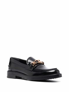 100% Leather | Tod's Women's Basso 59c Max Caten Loafers in Black | FW23/24 Office Flat Calf Leather Loafers, Flat Calf Leather Loafers For Office, Elegant Flat Loafers With Lug Sole, Flat Heel Loafers With Leather Footbed For Galas, Formal Flat Loafers With Lug Sole, Formal Leather Loafers With Lug Sole, Formal Round Toe Moccasins With Lug Sole, Leather Flat Loafers With Lug Sole, Formal Calf Leather Loafers With Lug Sole