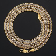 Discover Elegance and Versatility Introducing a stunning piece of jewelry that combines elegance with a modern twist - our Unisex Gold-Filled Hammered Link Chain Necklace. Perfect for adding a touch of sophistication to any outfit, this necklace is designed to be a versatile accessory for both men and women. Its unique hammered braided wheat link design creates an eye-catching texture that catches the light beautifully. Exceptional Craftsmanship and Quality Crafted with meticulous attention to detail, this necklace features high-quality metal with a luxurious gold filling. The geometric, patterned links are masterfully created to ensure both durability and a trendy aesthetic. The 4mm width of the chain makes it substantial enough to make a statement, yet delicate enough for daily wear. Fea Gf Necklace, Mens Chain, Necklace Stand, Functional Fashion, Link Chain Necklace, Elegant Necklaces, Casual Lace, Chains For Men, Chain Link Necklace