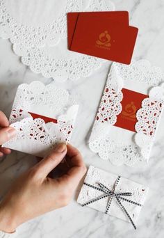 an instagram page with the words give the gift of tea and doily on it