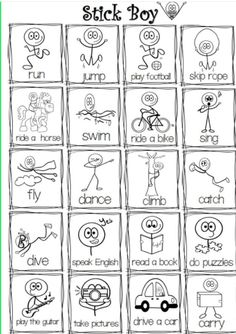 a printable worksheet for kids to learn how to write and draw pictures