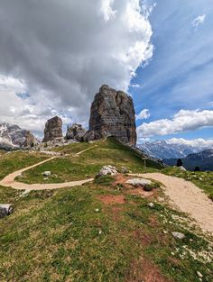 a path leading to the top of a mountain