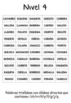 the names and numbers of different languages in spanish